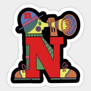 The Letter People: Mr. N Sticker